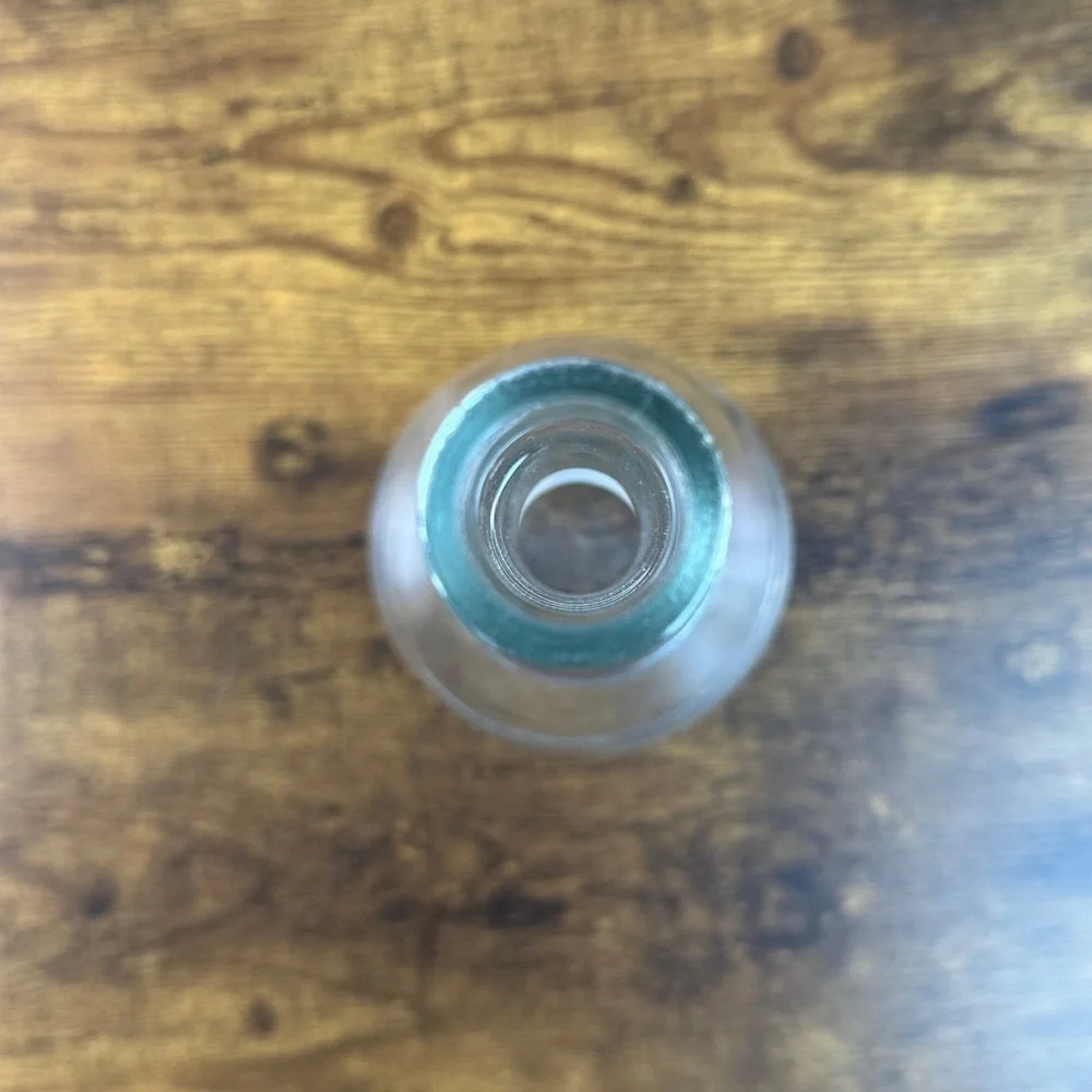 Chic Clear Tempered Glass Bottle Vase